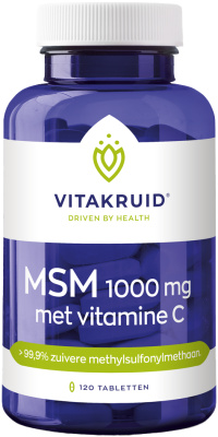 Vitakruid - MSM 1000 mg met vitamine C