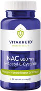 Vitakruid - NAC 600 mg N-Acetyl-L-Cysteïne 60/90 vegetarische capsules