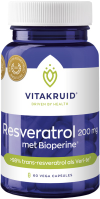 Vitakruid - Resveratrol 200 mg met Bioperine®