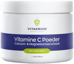 Vitakruid - Vitamine C poeder Calcium & Magnesiumascorbaat