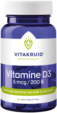 Vitakruid - Vitamine D3 - 5 mcg / 200 IE