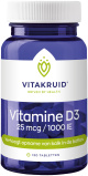 Vitakruid - Vitamine D3 - 25 mcg / 1000 IE 120 tabletten