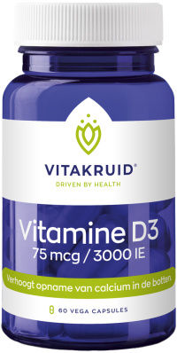 Vitakruid - Vitamine D3 - 75 mcg / 3000 IE