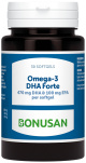Bonusan - Omega-3 DHA Forte 30/60 visgelatine softgels