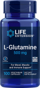 LifeExtension - L-Glutamine 500 mg 100 vegetarische capsules