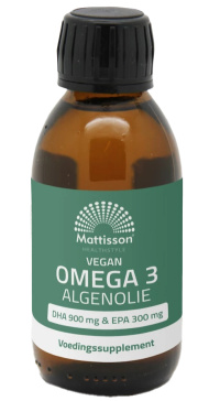 Mattisson - Vegan Omega-3 Algenolie - DHA 900 mg & EPA 300 mg