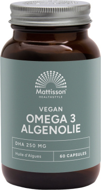 Mattisson - Vegan Omega-3 Algenolie - DHA 250 mg