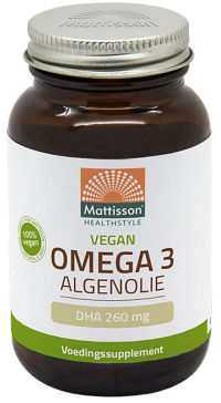 Mattisson - Vegan Omega-3 Algenolie - DHA 260 mg