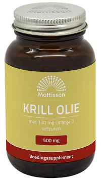 Mattisson - Krill olie Omega 3 - 500 mg