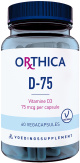 Orthica - D-75 60 vegetarian capsules Orthica - D-75 60 vegetarian capsules