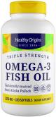 Healthy Origins - Omega-3 Fishoil Triple Strength 180 visgelatine softgels