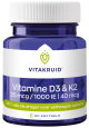 Vitakruid - Vitamine D3 & K2 softgels 90 gelatine softgels Vitakruid - Vitamine D3 & K2 softgels 90 gelatine softgels