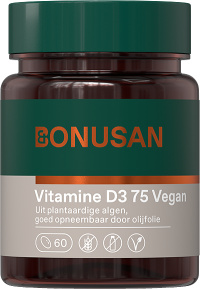 Bonusan - Vitamine D3 75 Vegan