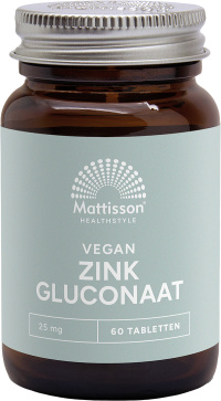 Mattisson - Zink Gluconaat 25 mg