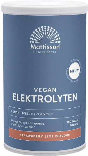 Mattisson - Elektrolyten Poeder Strawberry Lime 