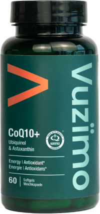 Vuzïmo - CoQ10+ Ubiquinol & Astaxanthin