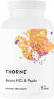 Thorne - Betaine HCl-Pepsin 225/450 vegetarische capsules