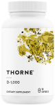 Thorne - Vitamin D-1000 90/180 vegetarian capsules Thorne - Vitamin D-1000 90/180 vegetarian capsules
