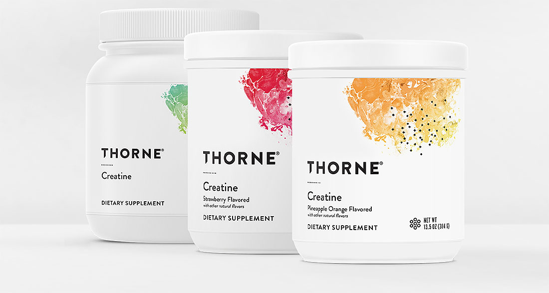 Thorne Creatine: Naturel - Strawberry - Pineapple Orange