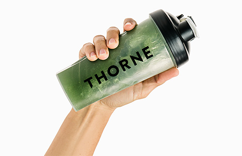 Thorne Daily Greens Plus - Comprehensive Greens Powder with Matcha,  Spirulina, Moringa and Adaptogen, Mushroom and Antioxidant Blends -  Refreshing, Mint Flavor 6.7 Oz - 30 Servings